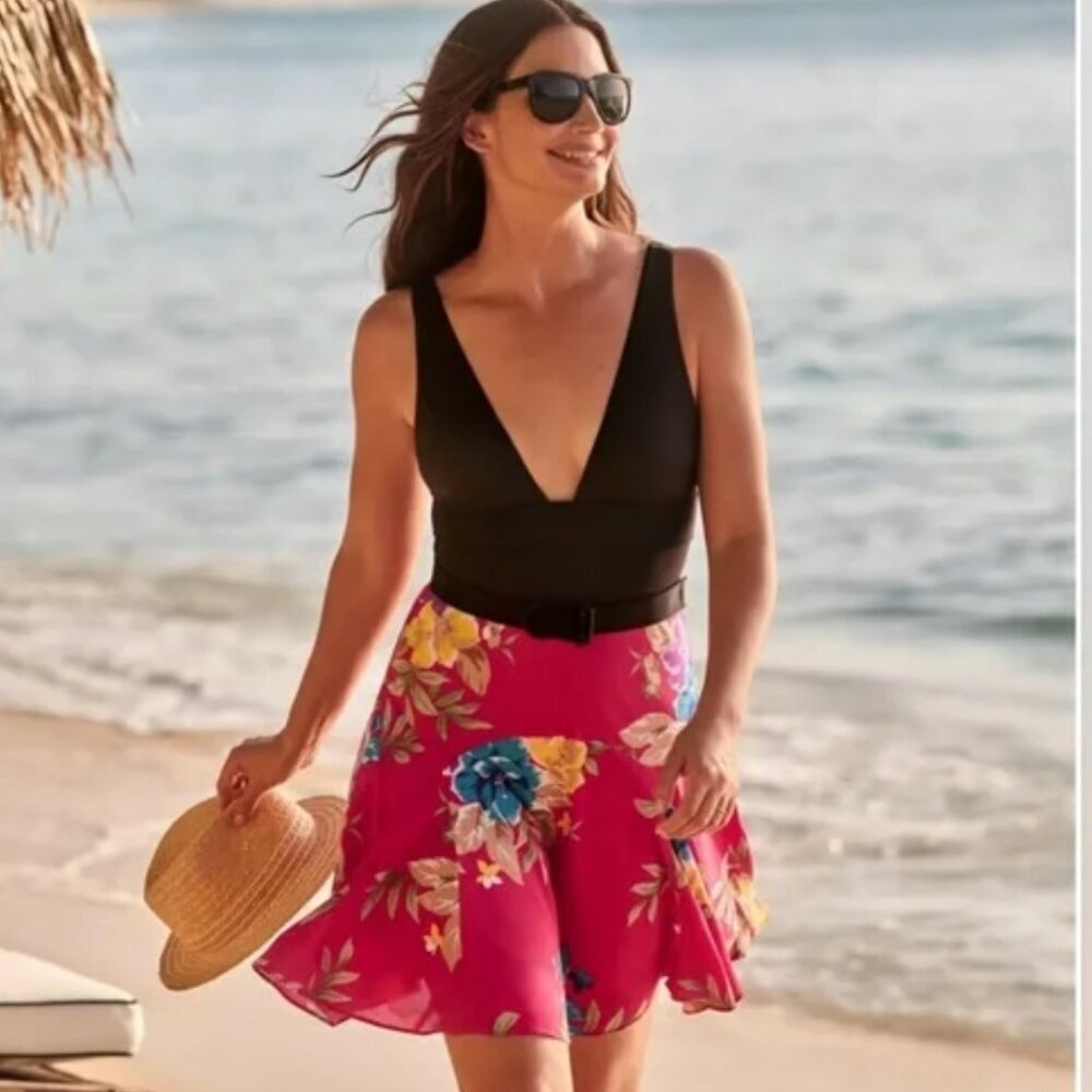 LAUREN RALPH LAUREN Women's Floral Georgette Skirt